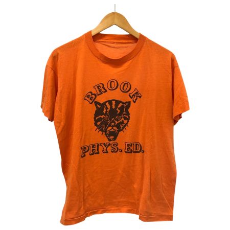  80s Unknown Tシャツ 古着 オレンジ