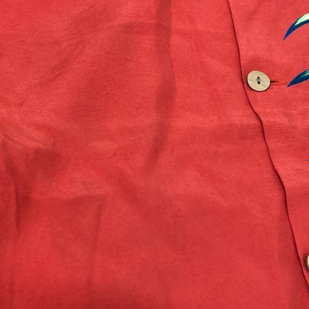  Hysteric Glamour ヒステリックグラマー シャツ アロハシャツ FREEサイズ 古着 2AH-6835 オレンジ
