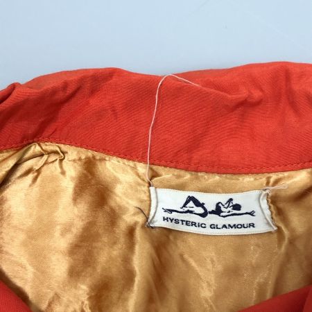  Hysteric Glamour ヒステリックグラマー シャツ アロハシャツ FREEサイズ 古着 2AH-6835 オレンジ