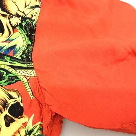  Hysteric Glamour ヒステリックグラマー シャツ アロハシャツ FREEサイズ 古着 2AH-6835 オレンジ
