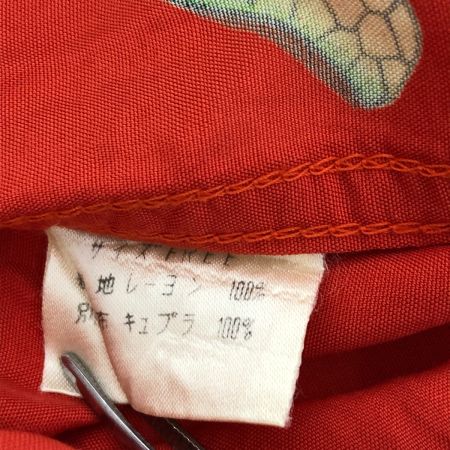  Hysteric Glamour ヒステリックグラマー シャツ アロハシャツ FREEサイズ 古着 2AH-6835 オレンジ