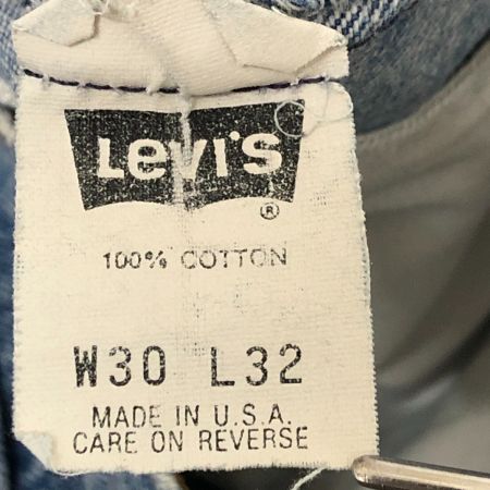  80s Levis ジーンズ 501 SIZE W30×L32 古着 89年製 522刻印 アメリカ製 インディゴ