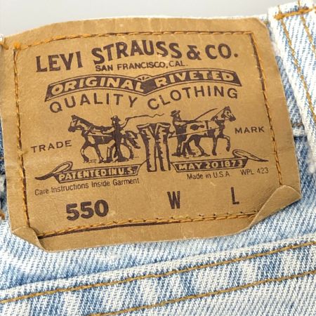  90s Levis ジーンズ 550 SIZE W29×L32 古着 93年製 554刻印 アメリカ製 オレンジタブ インディゴ