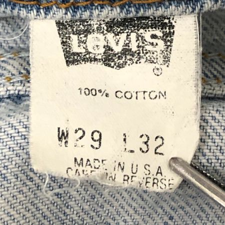 90s Levis ジーンズ 550 SIZE W29×L32 古着 93年製 554刻印 アメリカ製 オレンジタブ インディゴ