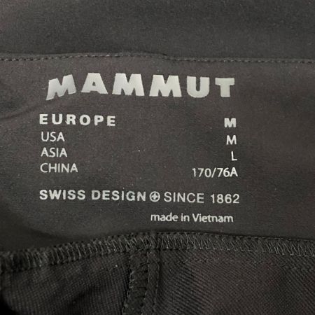  MAMMUT マムート トレッカーズ 3.0 ソフトシェルパンツ SIZE L アウトドアパンツ 1021-00811 ブラック