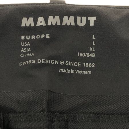  MAMMUT マムート トレッカーズ 3.0 ソフトシェルパンツ SIZE XL  1021-00800 ブラック