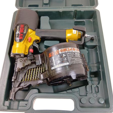  HITACHI 日立 90mm高圧ロール釘打機 NV90H イエロー