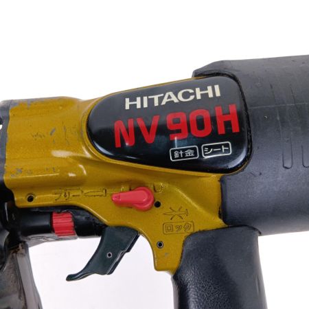  HITACHI 日立 90mm高圧ロール釘打機 NV90H イエロー