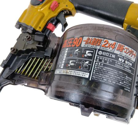  HITACHI 日立 90mm高圧ロール釘打機 NV90H イエロー