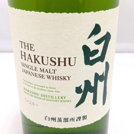 【北海道内限定発送】 HAKUSHU 白州/サントリー 白州　シングルモルトジャパニーズウイスキー　1973年 未開栓