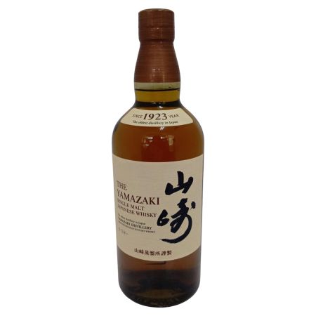 【北海道内限定発送】 YAMAZAKI 山崎/サントリー ウイスキー山崎　シングルモルトジャパニーズウイスキー 未開栓