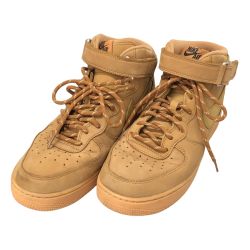 □□ NIKE ナイキ スニーカー ハイカットスニーカー エア フォース 1 MID ‘07 AIR FORCE 1 MID '07 WB 200FLAX/WHEAT SIZE 27cm DJ9158-200 カーキ Cランク