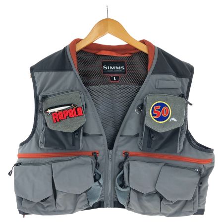  SIMMS 釣り服飾 フィッシングベスト SIZE L RE 38,497 グレー