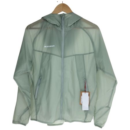  MAMMUT マムート ジャケット コンベイウィンドブレーカーフーデッド SIZE M 1012-00530 シルバーセージ