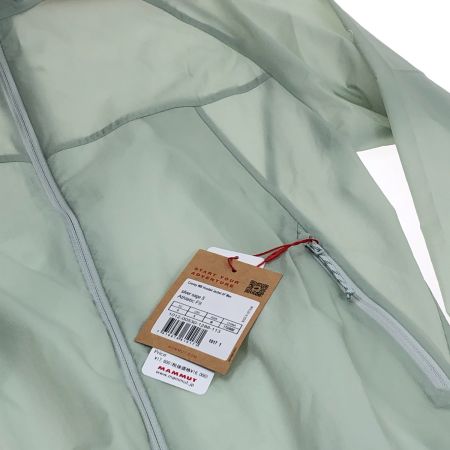  MAMMUT マムート ジャケット コンベイウィンドブレーカーフーデッド SIZE M 1012-00530 シルバーセージ