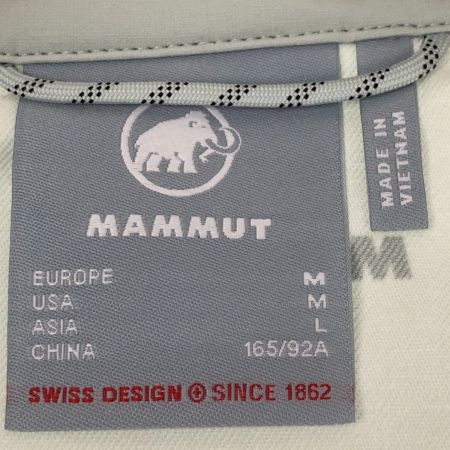  MAMMUT マムート ジャケット マクン2.0ソフトシェルジャケットAF SIZE L 1011-02620 シルバーセージ