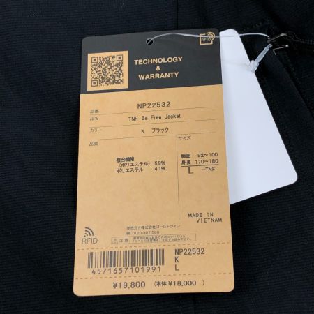  THE NORTH FACE ザノースフェイス ジャケット TNFビーフリージャケット SIZE L NP22532 ブラック