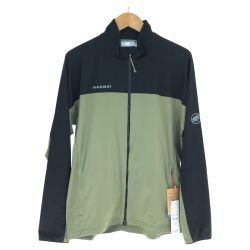 □□ MAMMUT マムート ジャケット コンフォートジャケット SIZE L 1011-02411 オリーブ×ブラック Aランク
