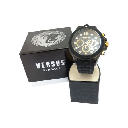  VERSACE ベルサーチ 腕時計　クロノグラフ　クオーツ VSPVV1421 ブラック