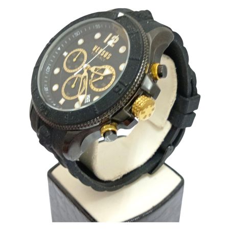  VERSACE ベルサーチ 腕時計　クロノグラフ　クオーツ VSPVV1421 ブラック