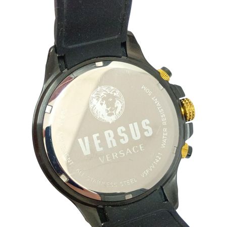  VERSACE ベルサーチ 腕時計　クロノグラフ　クオーツ VSPVV1421 ブラック