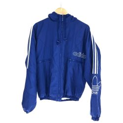 □□ 80-90s adidas Originals ジャケット ナイロンジャケット SIZE S 古着 万国旗タグ 88387 ブルー Cランク