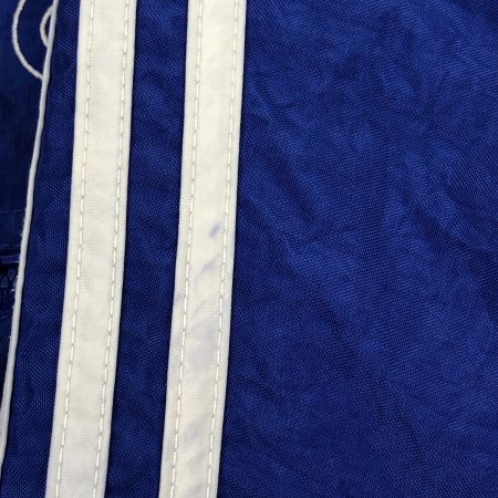 80-90s adidas Originals ジャケット ナイロンジャケット SIZE S 古着 万国旗タグ 88387 ブルー