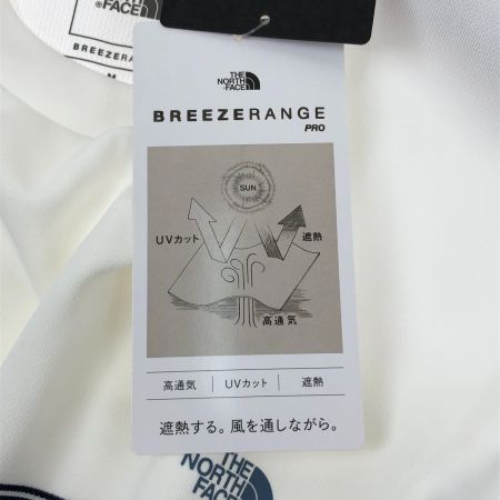  THE NORTH FACE ザノースフェイス Tシャツ フリーランパネルボーダークルーＴ SIZE M NT12691 アイボリー
