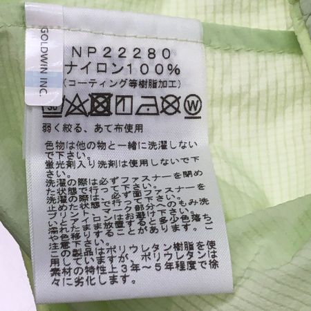  THE NORTH FACE ザノースフェイス ジャケット スワローテイルベントフーディ SIZE L NP22280 ライムクリーム