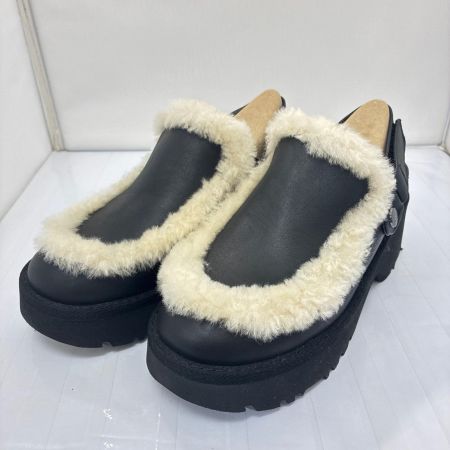 UGG アグ サンダル　W ESMEE LEATHER CLOG 厚底　25cm ブラック