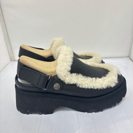 UGG アグ サンダル　W ESMEE LEATHER CLOG 厚底　25cm ブラック
