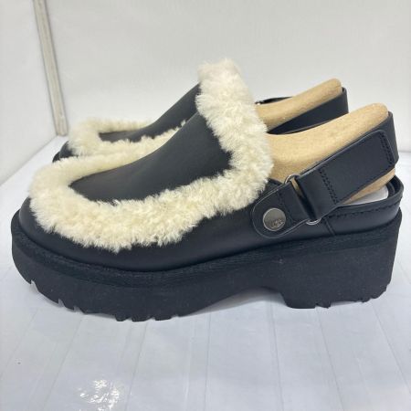 UGG アグ サンダル　W ESMEE LEATHER CLOG 厚底　25cm ブラック