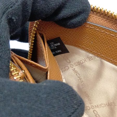  MICHAEL KORS マイケルコース 長財布　ラウンドファスナー ブラウン