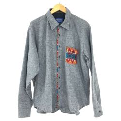 □□ PENDLETON ペンドルトン シャツ 半袖シャツ SIZE XXXL 4L 古着 グレー Cランク