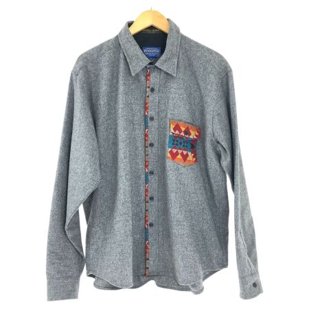  PENDLETON ペンドルトン シャツ 半袖シャツ SIZE XXXL 4L 古着 グレー