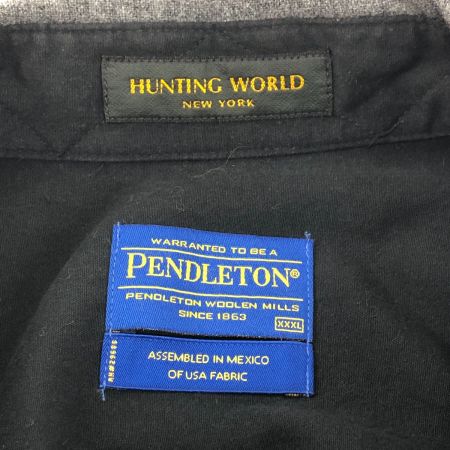  PENDLETON ペンドルトン シャツ 半袖シャツ SIZE XXXL 4L 古着 グレー