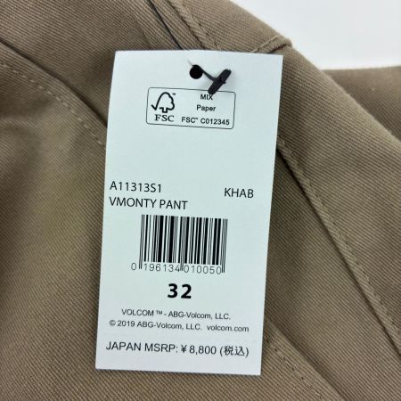  VOLCOM ボルコム パンツ チノパン SIZE 32 ベージュ
