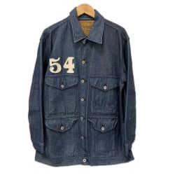 EVISU ジャケット デニムジャケット 古着 SIZE 38(M) インディゴ Cランク