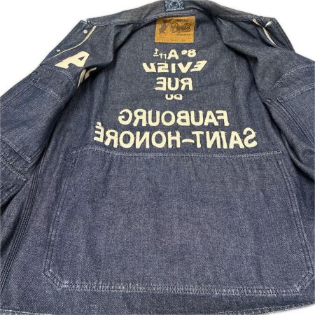 EVISU ジャケット デニムジャケット 古着 SIZE 38(M) インディゴ