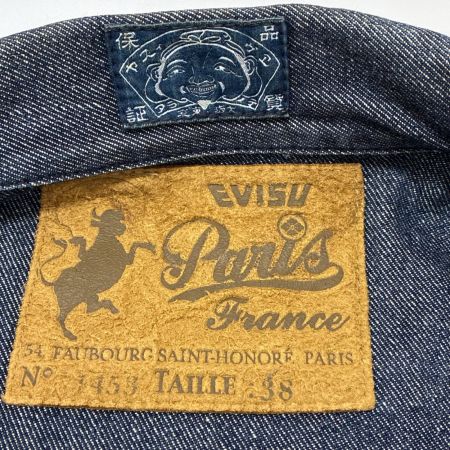 EVISU ジャケット デニムジャケット 古着 SIZE 38(M) インディゴ
