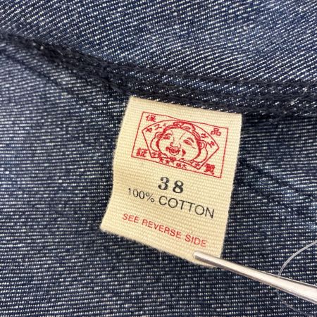 EVISU ジャケット デニムジャケット 古着 SIZE 38(M) インディゴ