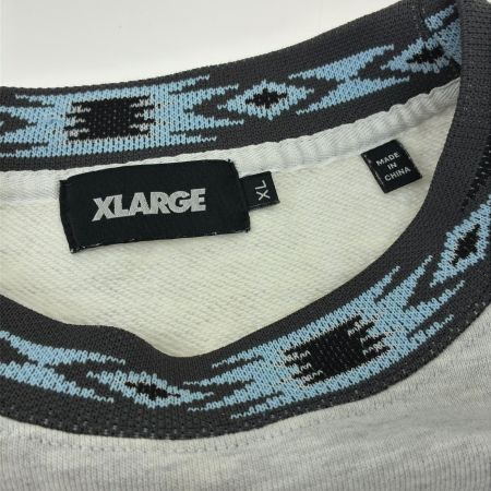  X-LARGE エクストララージ スウェット トレーナー XLサイズ 古着 101221012018 ライトグレー