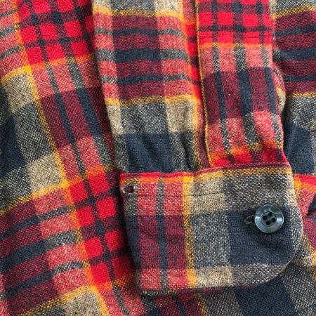  70s PENDLETON シャツ SIZE L 古着 レッド