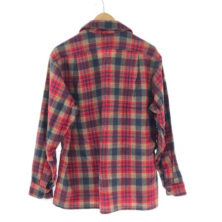  70s PENDLETON シャツ SIZE L 古着 レッド