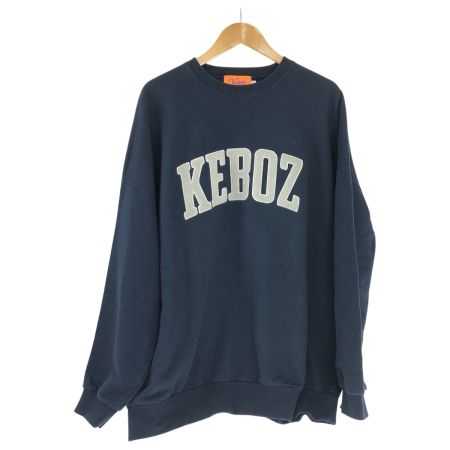  Keboz スウェット トレーナー SIZE XL 古着 ネイビー