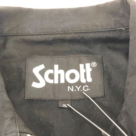  Schott ショット ブルゾン SIZE XL 古着 3112047 ブラック