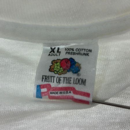  90s FRUIT OF THE LOOM Tシャツ SIZE XL 古着 ホワイト