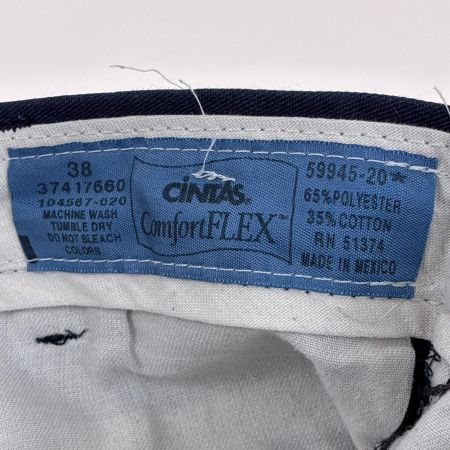  80~90s CINTAS パンツ ワークパンツ SIZE 38(XL) 古着 ネイビー