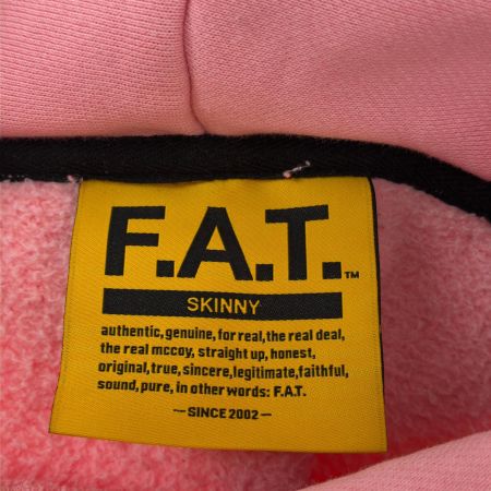  FAT エフエーティ パーカー プルオーバーパーカー 古着 SIZE SKINNY(L) F32610-SW08-AB ピンク