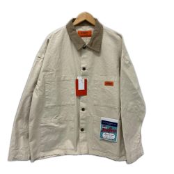 UNIVERSAL OVERALL ジャケット カバーオール SIZE L タグ付 U2613225IN アイボリー 古着 Aランク